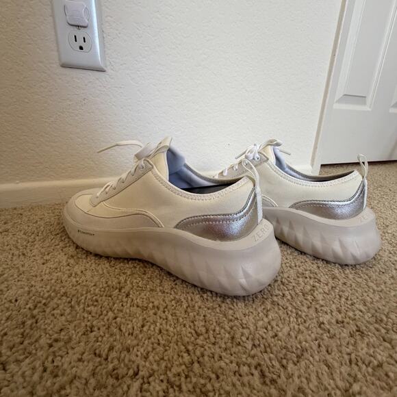 Cole Haan ZERØGRAND II FlowerFoam Sneakers White Silver Women’s 9 B W34513 main image 11